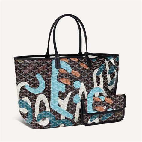 goyard tote blue|goyard saint louis pm price.